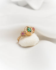 Emerald Grace Gemstone Ring