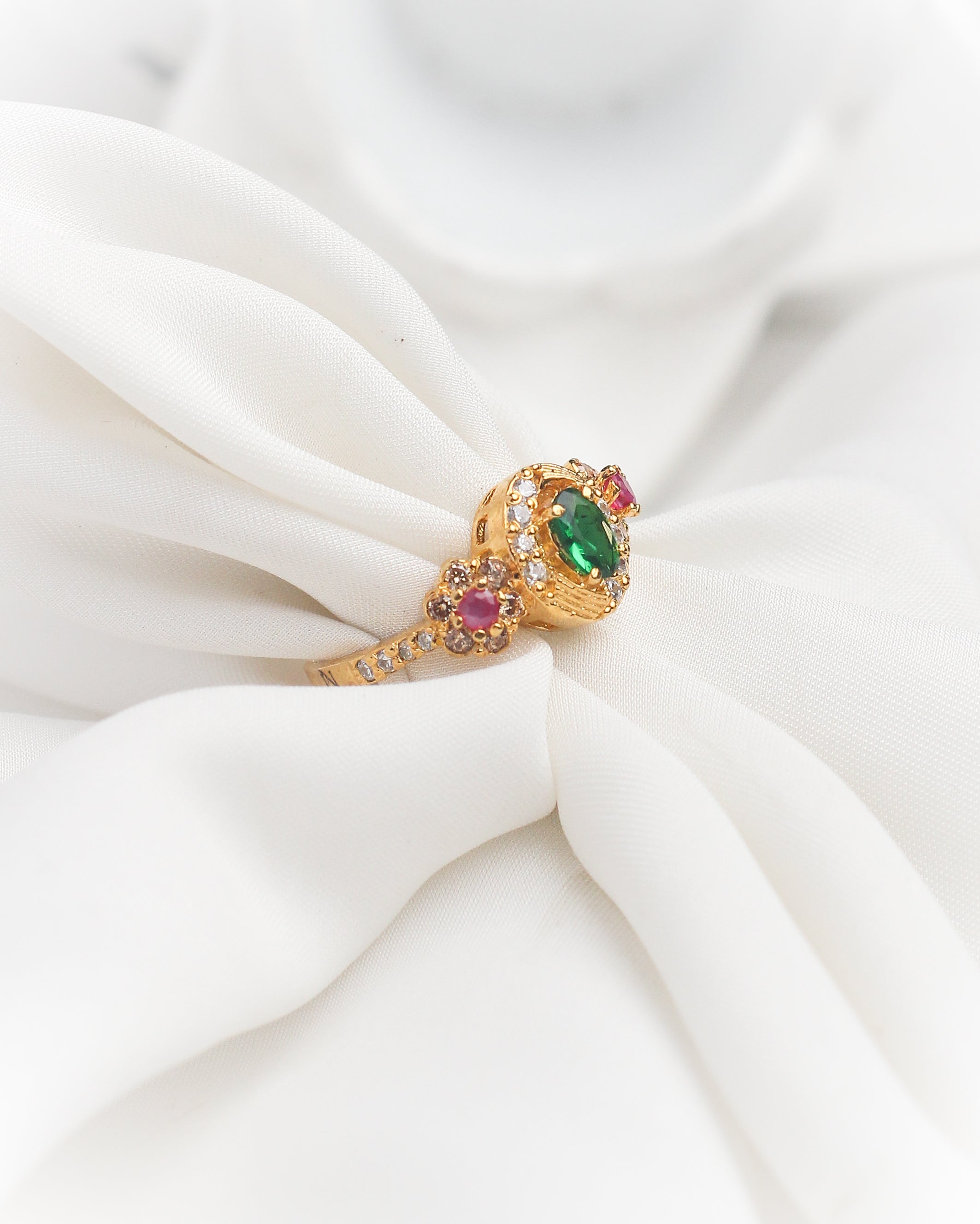 Emerald Grace Gemstone Ring