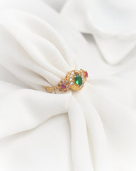 Emerald Grace Gemstone Ring