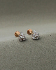 21K Gold Leaf Studs