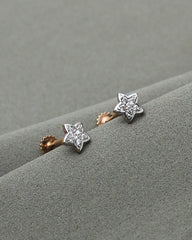 Starry Glow Studs – 21K Gold