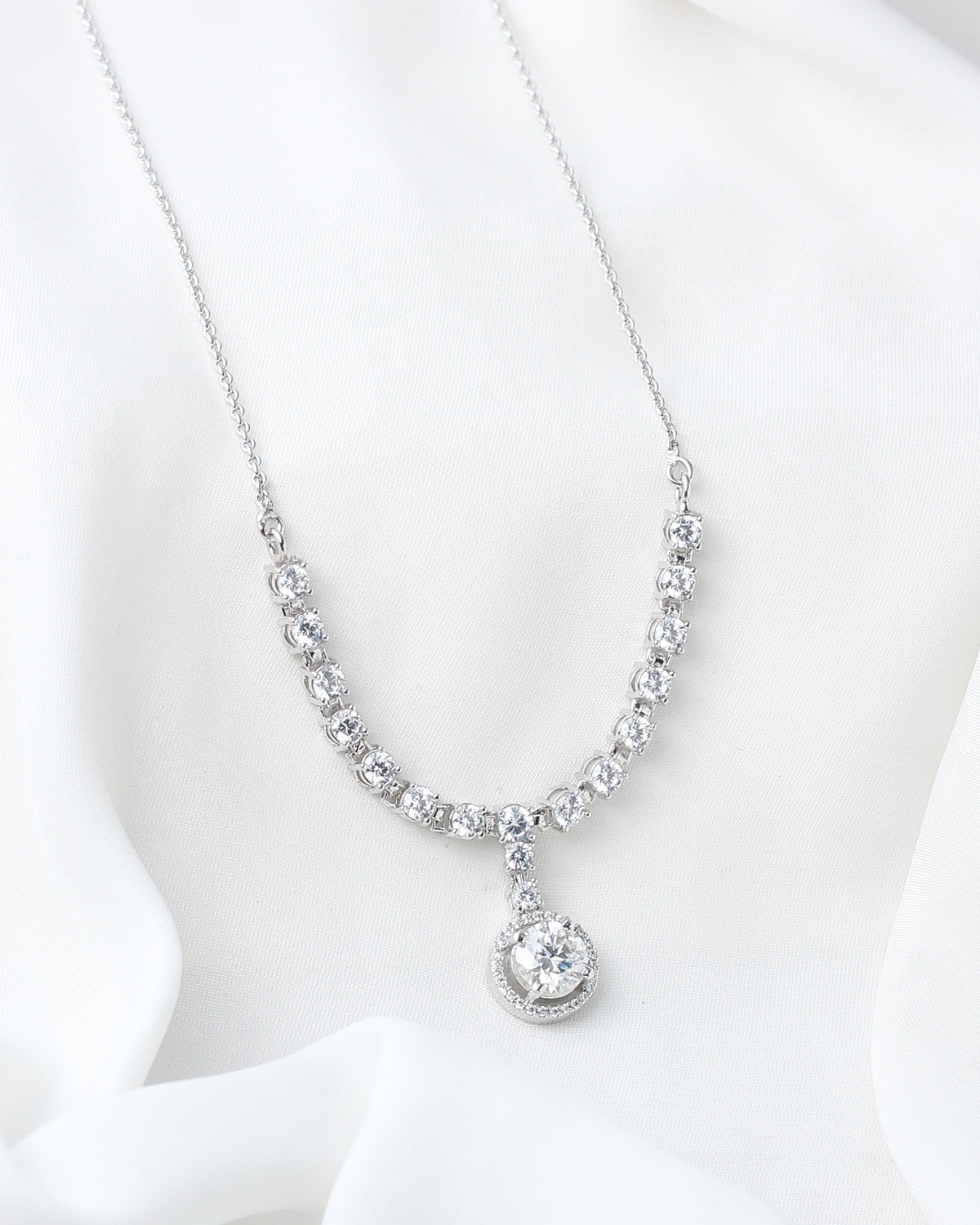 Celestia Moissanite Pendant Necklace