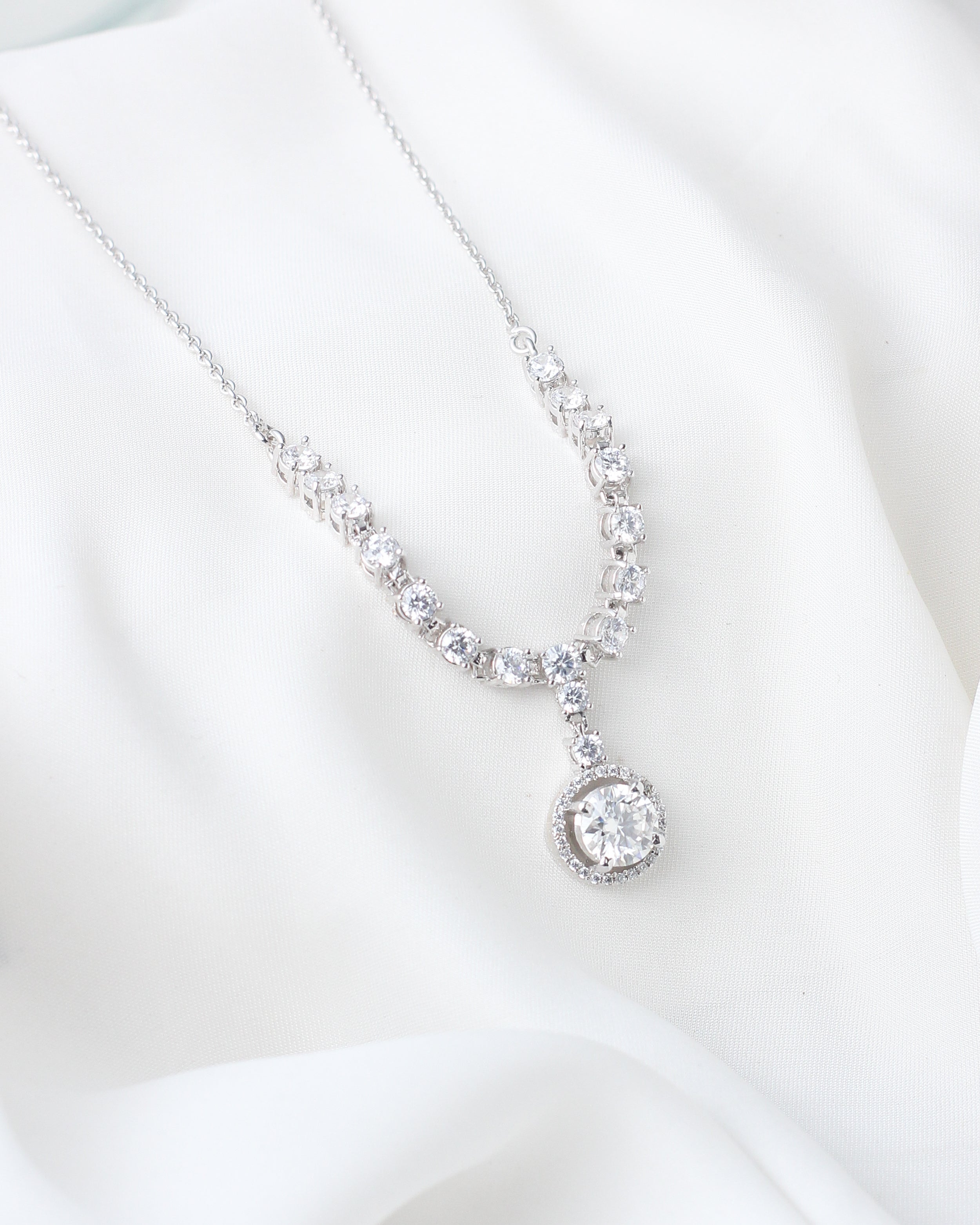 Celestia Moissanite Pendant Necklace
