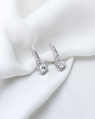 Celestia Moissanite Drop Earrings