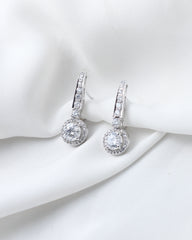 Celestia Moissanite Drop Earrings