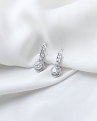 Celestia Moissanite Drop Earrings