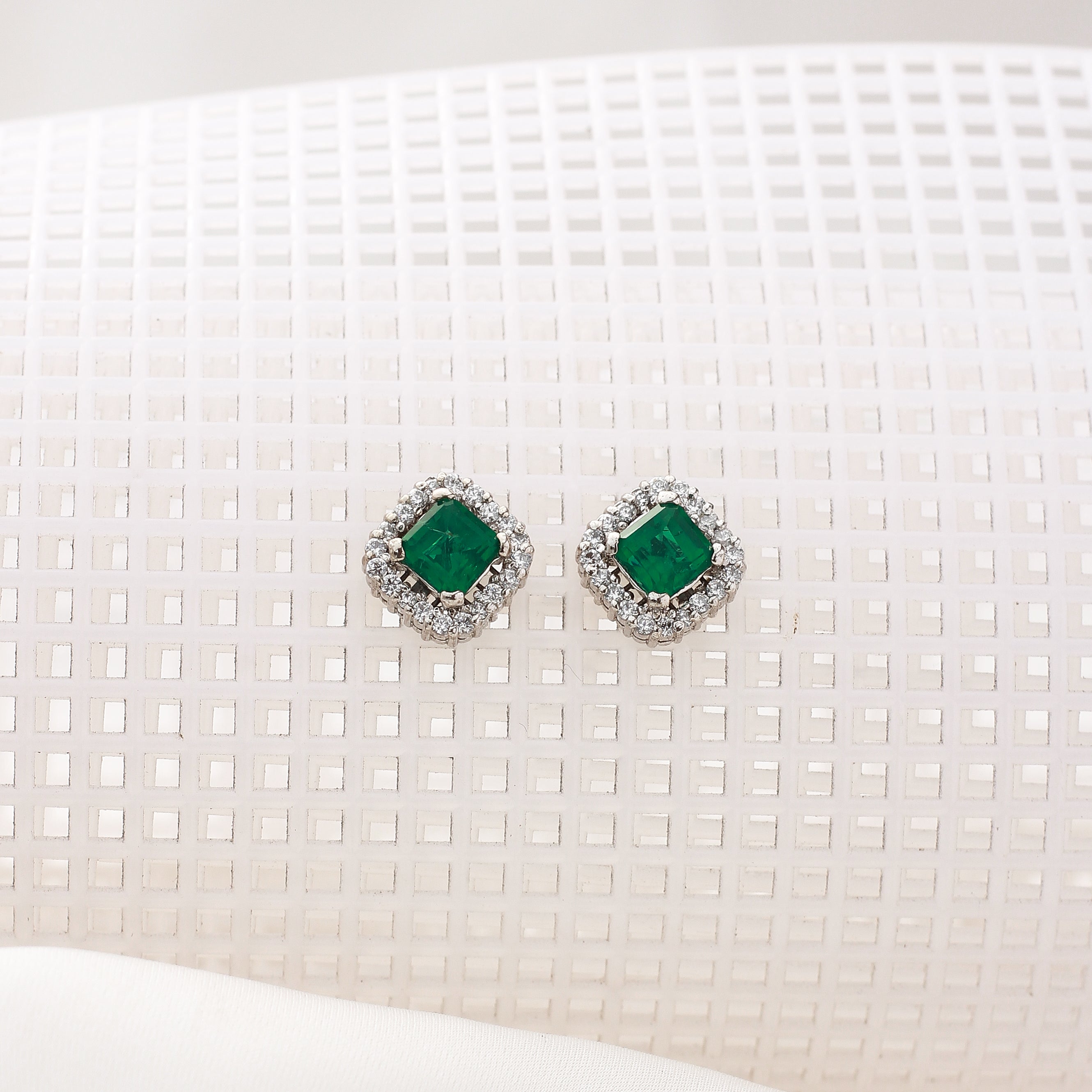 Emerald Elegance Studs