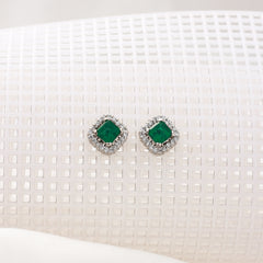 Emerald Elegance Studs
