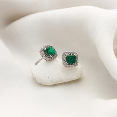 Emerald Elegance Studs
