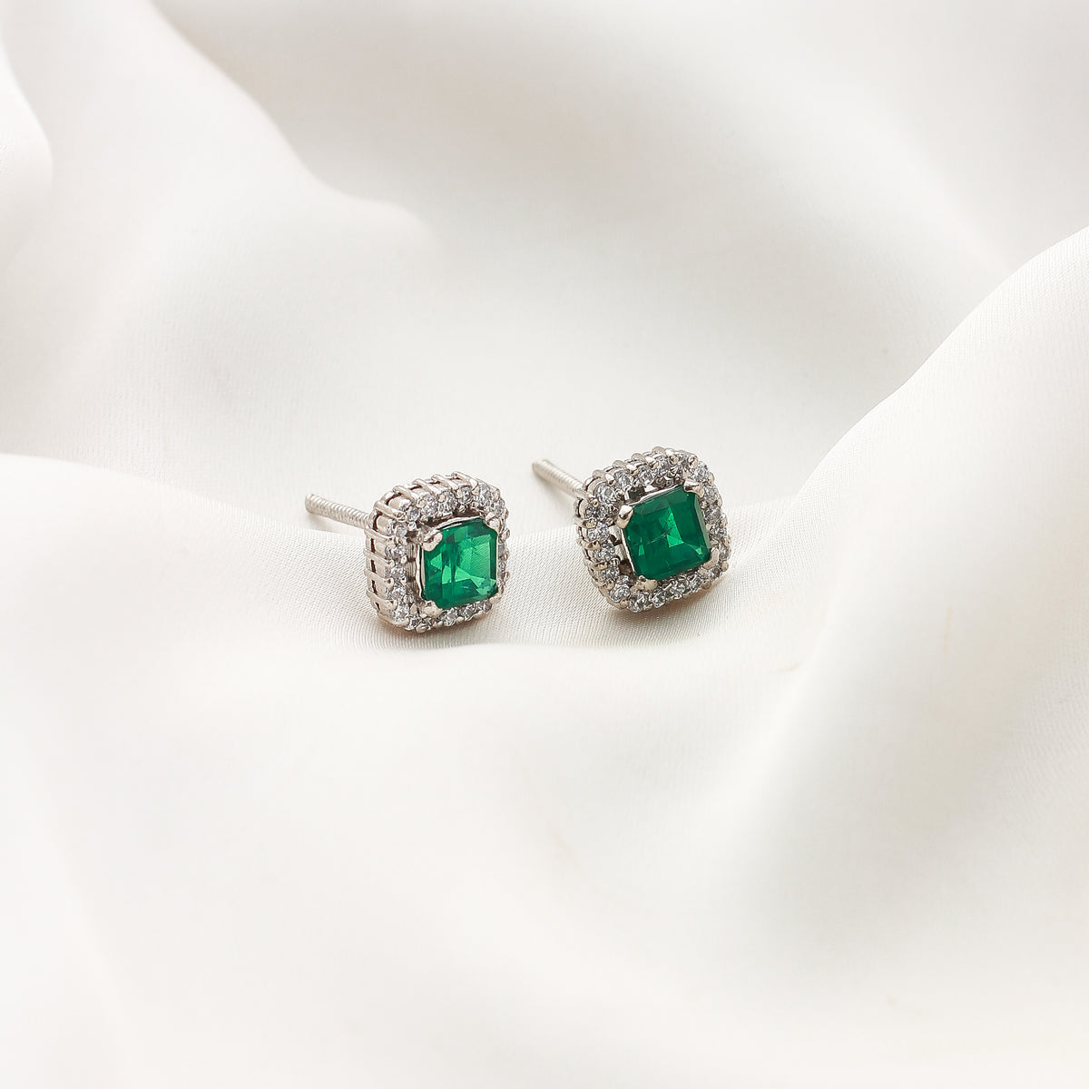 Emerald Elegance Studs