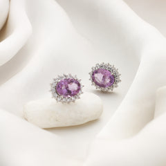 Twilight Amethyst Studs