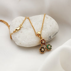 Triad Blossom Pandent Gold
