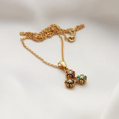 Triad Blossom Pandent Gold