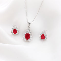 Scarlet Teardrop Set