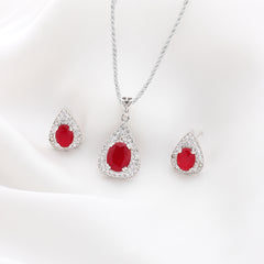 Scarlet Teardrop Set